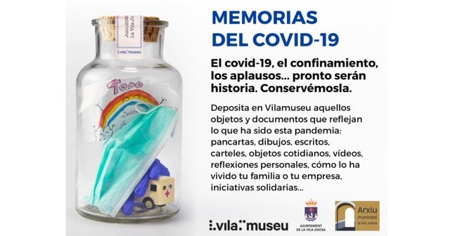 Vilamuseu inicia una campaña de recogida de objetos, vídeos, experiencias...para documentar la pandemia de la COVID-19 Vilamuseu inicia una campaña de recogida de objetos, vídeos, experiencias...para documentar la pandemia de la COVID-19