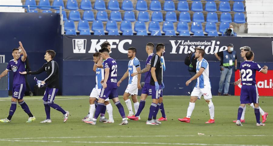 El Valladolid logra la victoria ante el Leganés en Butarque El Valladolid logra la victoria ante el Leganés en Butarque