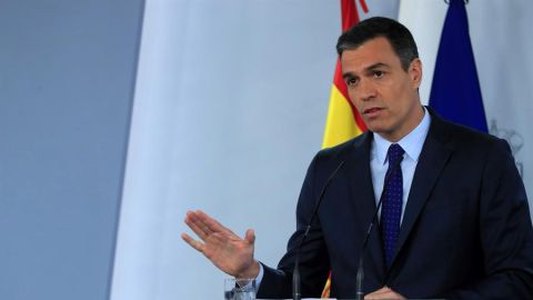 El presidente del Gobierno, Pedro S&aacute;nchez