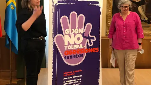 Gijón avanza en la lucha contra las agresiones sexuales Goretti Avello y Ana González