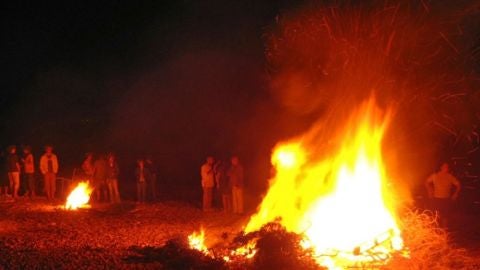 Fogueres a la nit de Sant Joan