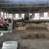 Yacimiento romano de Noheda durante una de las visitas el año pasado 