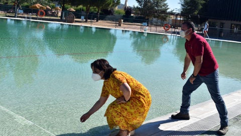 Pilar Zamora ha visitado las instalaciones de la Playas del Vicario