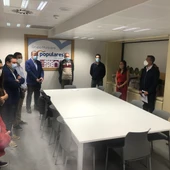Reunión de la oposición en el Ayuntamiento de León con los comerciantes de Colón Reunión de la oposición en el Ayuntamiento de León con los comerciantes de Colón