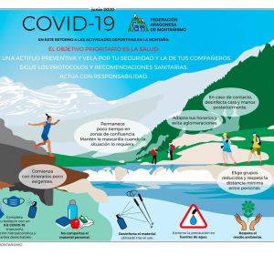 Cartel de consejos para ir a la montaña Cartel de consejos para ir a la montaña