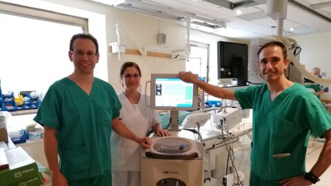 Equipo de cardi&oacute;logos del Hospital General de Elche.