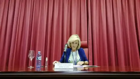 La consejera de sanidad Veronica Casado en León La consejera de sanidad Veronica Casado en León
