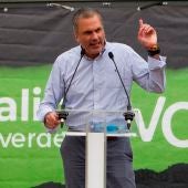 Javier Ortega Smith, secretario general de Vox, en un acto en Pontevedra