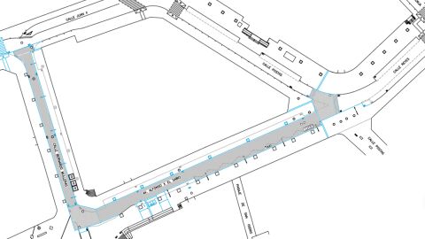 Obras de peatonalizci&oacute;n