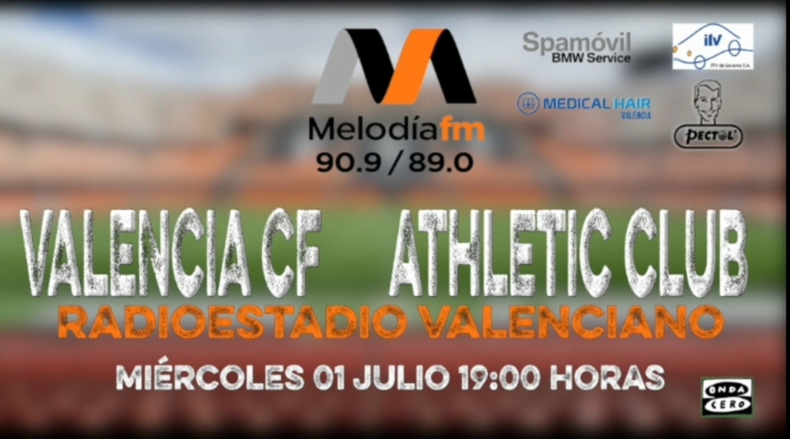 Valencia CF vs. Athletic Club en Radioestadio Valenciano Valencia CF vs. Athletic Club en Radioestadio Valenciano