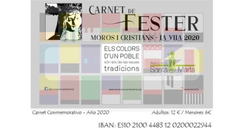 ASOCIACION SANTA MARTA CARNET DE FESTER