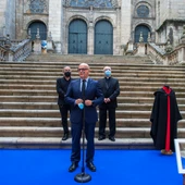 Manuel Baltar en el homenaje del “Gaiteiro de la Catedral” a las víctimas del COVID-19 - 1 Manuel Baltar en el homenaje del “Gaiteiro de la Catedral” a las víctimas del COVID-19 - 1