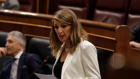 La ministra de Trabajo, Yolanda D&iacute;az