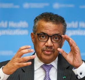 - El director general de la Organización Mundial de la Salud (OMS), Tedros Adhanom Ghebreyesus. - El director general de la Organización Mundial de la Salud (OMS), Tedros Adhanom Ghebreyesus.