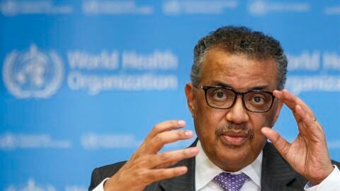 El director general de la Organizaci&oacute;n Mundial de la Salud (OMS), Tedros Adhanom Ghebreyesus.