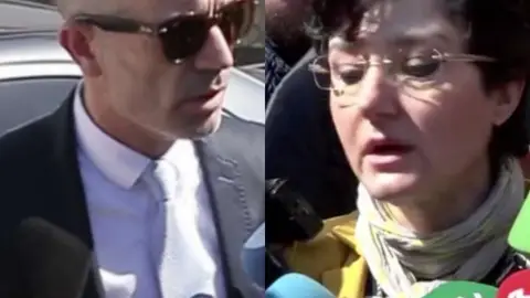 Juan José Moreno y Antonia Barba en una imagen de archivo Caso Dana Leonte