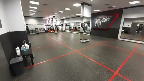 Gimnasio preparado contra Covid Gimnasio preparado contra Covid