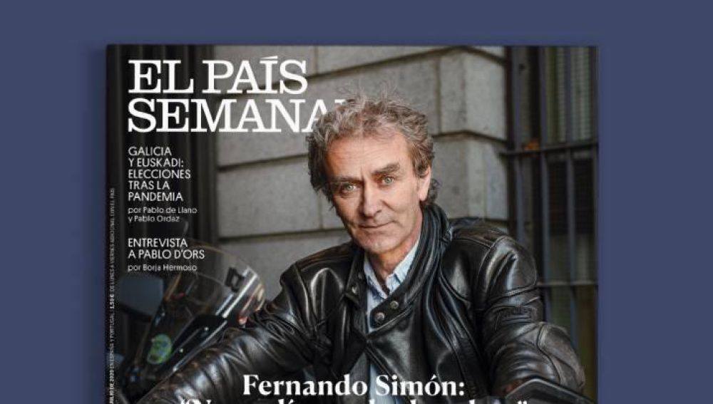Fernando Simón en la portada de 'El País Semanal' 