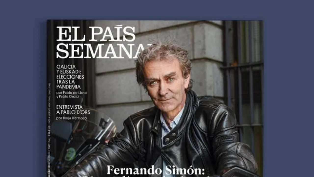 Fernando Simón en la portada de 'El País Semanal'