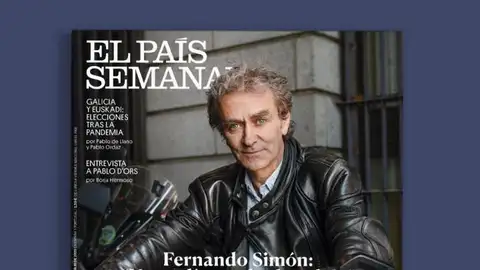 Fernando Simón en la portada de 'El País Semanal' Fernando Simón en la portada de 'El País Semanal'