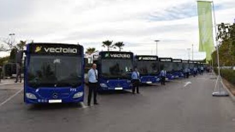 Flota de autobuses de Vectalia