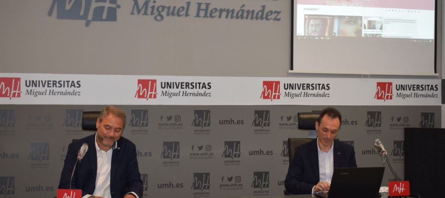 Presentación de la nueva página web de la UMH de Elche. Presentación de la nueva página web de la UMH de Elche.