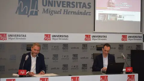 Presentación de la nueva página web de la UMH de Elche. Presentación de la nueva página web de la UMH de Elche.