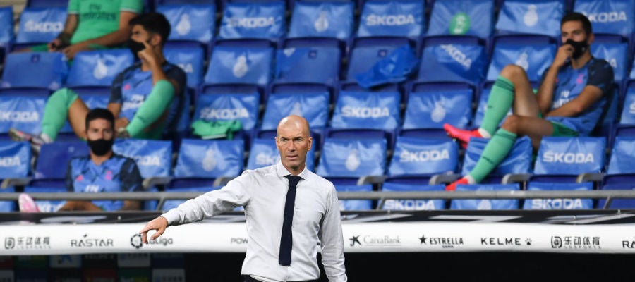 El entrenador del Real Madrid, Zinedine Zidane El entrenador del Real Madrid, Zinedine Zidane