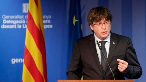 El expresidente de la Generalitat Carles Puigdemont. 
