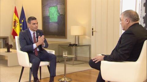 Entrevista de Antonio Garc&iacute;a Ferreras a Pedro S&aacute;nchez en Moncloa