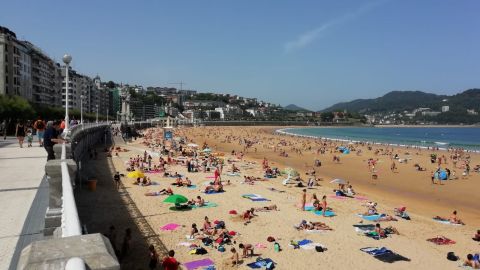 Jornada de playa en San Sebasti&aacute;n 