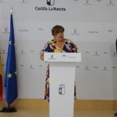 Carmen Olmedo y José Caro durante la rueda de prensa