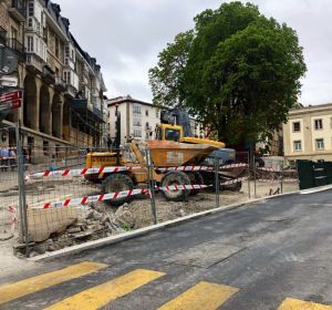 Obras en la Cuesta de San Francisco Obras en la Cuesta de San Francisco