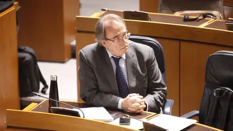 El consejero de Hacienda, Carlos Pérez Anadón Cortes de Aragón