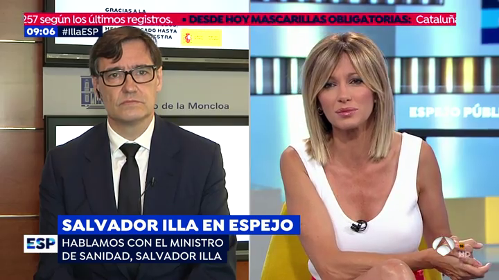 Salvador Illa: "No hay previsión de volver a un estado de alarma" Salvador Illa: "No hay previsión de volver a un estado de alarma"