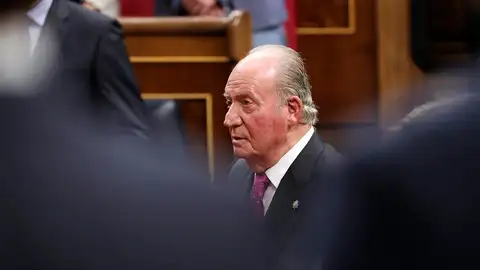 El rey emérito Juan Carlos en el Congreso de los Diputados en una imagen de archivo Rey Juan Carlos