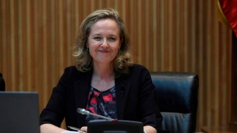 La vicepresidenta tercera y ministra de Asuntos Econ&oacute;micos y Transformaci&oacute;n Digital, Nadia Calvi&ntilde;o