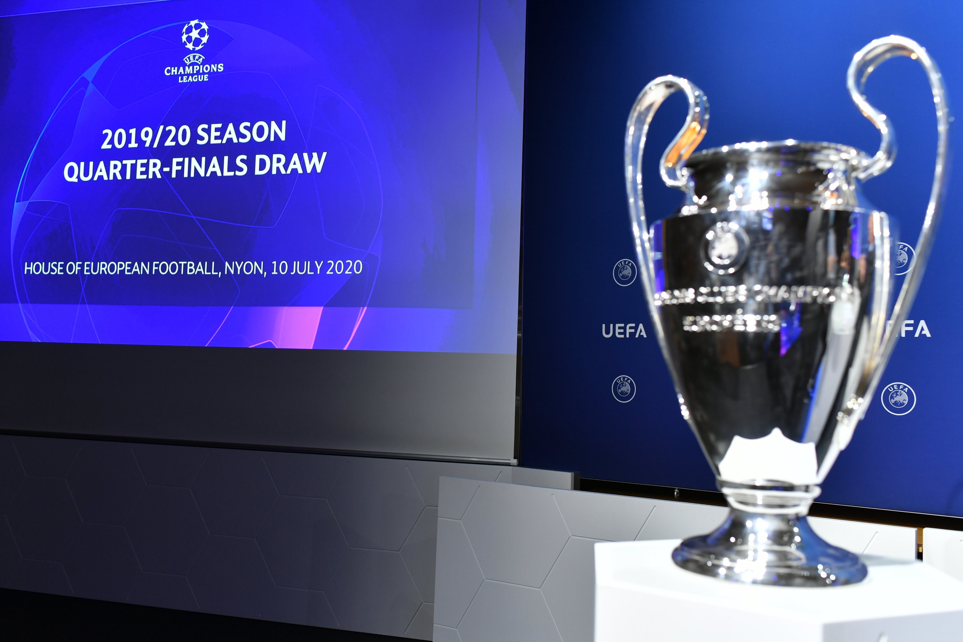 Sorteo Champions: Cruces de cuartos de Real Madrid, Barcelona y Atlético, en directo Sorteo Champions: Cruces de cuartos de Real Madrid, Barcelona y Atlético, en directo