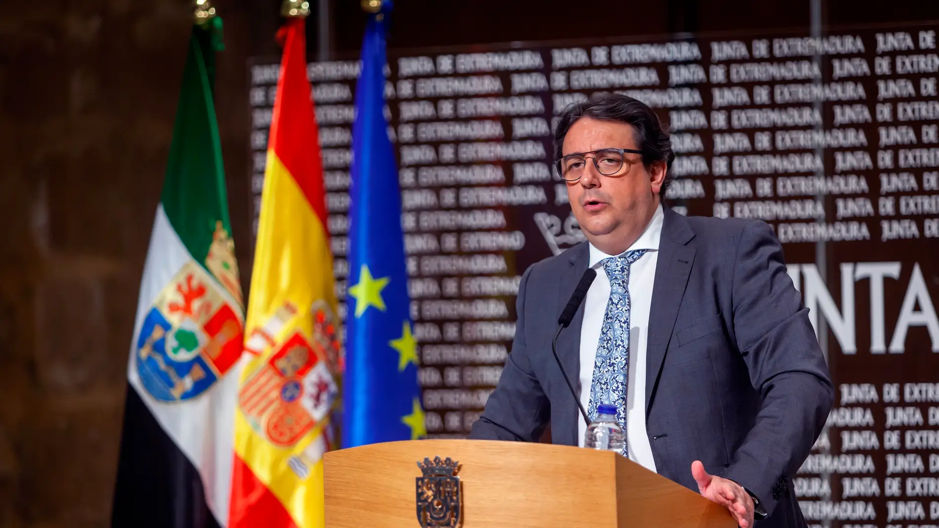 El vicepresidente segundo y consejero de Sanidad y Servicios Sociales de la Junta de Extremadura, José María Vergeles