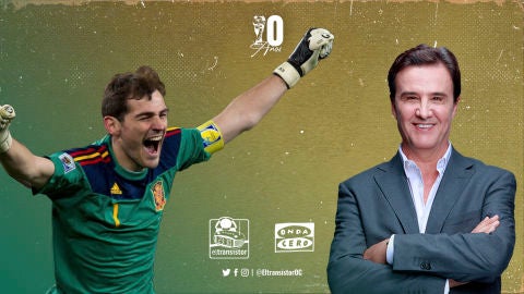 Iker Casillas, en El Transistor con De la Morena.