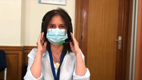 Guiomar S&aacute;nchez, enfermera del Gregorio Mara&ntilde;&oacute;n