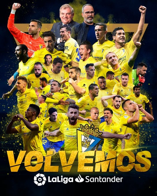 El Cádiz, nuevo equipo de Primera División El Cádiz, nuevo equipo de Primera División