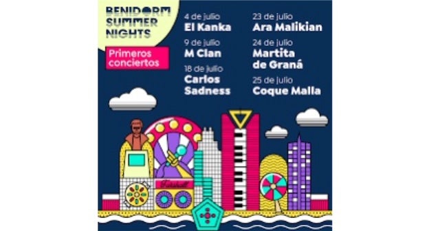 Benidorm amplia sus veladas musicales al mes de Agosto. Benidorm amplia sus veladas musicales al mes de Agosto.