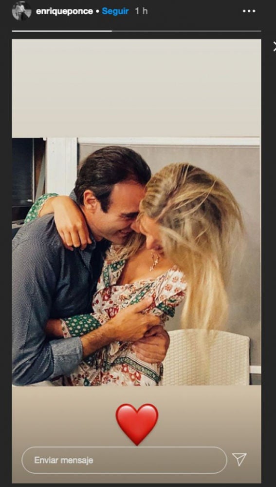 Enrique Ponce y Ana Soria en su primera imagen juntos