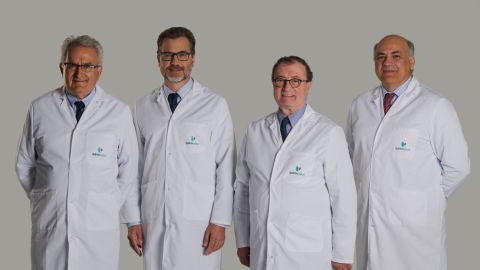 Equipo de la unidad de oncolog&iacute;a de Quir&oacute;nsalud Alicante