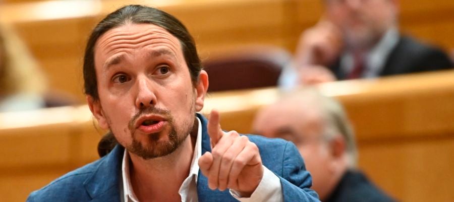 El vicepresidente segundo del Gobierno y líder de Unidas Podemos, Pablo Iglesias El vicepresidente segundo del Gobierno y líder de Unidas Podemos, Pablo Iglesias