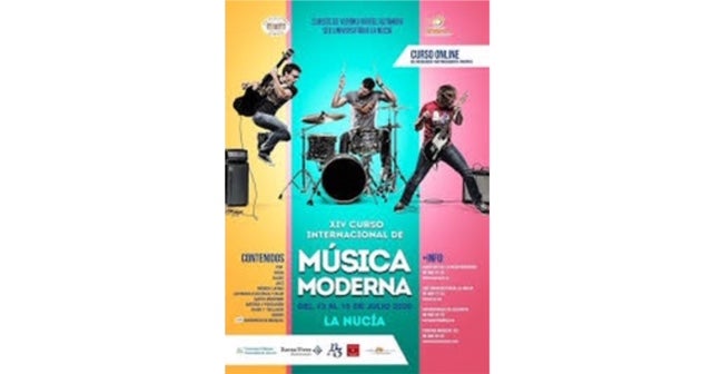 40 alumnos participan en el XIV Curso Internacional de Música Moderna de La Nucía 40 alumnos participan en el XIV Curso Internacional de Música Moderna de La Nucía