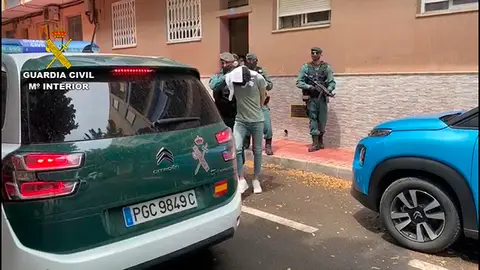 El joven en el momento de la detención El joven en el momento de la detención