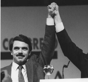 José María Aznar y Manuel Fraga José María Aznar y Manuel Fraga