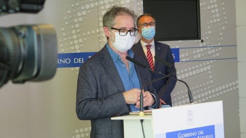 Rueda de prensa en la Consejer&iacute;a de Salud